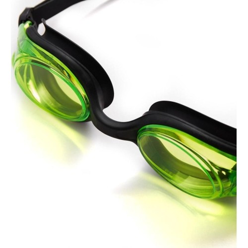 NQG600AF CZARNO-ZIELONE OKULARY PŁYWACKIE NILS AQUA