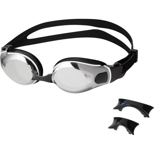 NQG550MAF CZARNE OKULARY PŁYWACKIE NILS AQUA