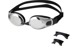 NQG550MAF CZARNE OKULARY PŁYWACKIE NILS AQUA