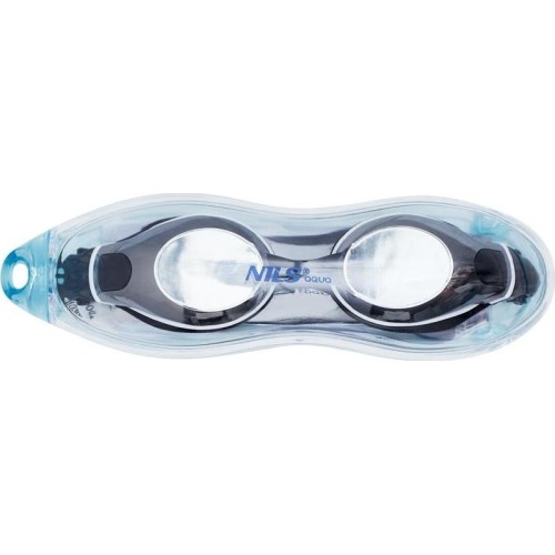 NQG550MAF CZARNE OKULARY PŁYWACKIE NILS AQUA
