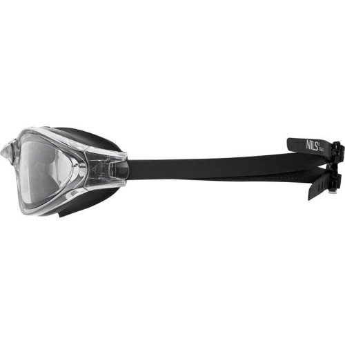 NQG180AF CZARNE OKULARY PŁYWACKIE NILS AQUA