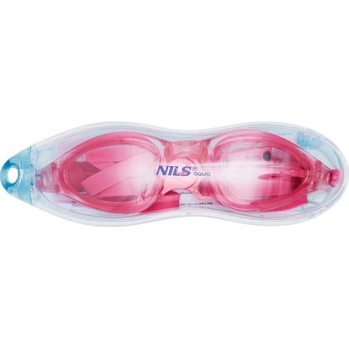 NQG180AF RÓŻOWE OKULARY PŁYWACKIE NILS AQUA