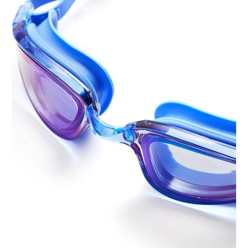 NQG180MAF NIEBIESKIE/TĘCZOWE OKULARY PŁYWACKIE NILS AQUA