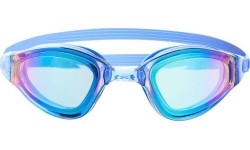 NQG180MAF NIEBIESKIE/TĘCZOWE OKULARY PŁYWACKIE NILS AQUA