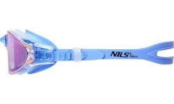 NQG180MAF NIEBIESKIE/TĘCZOWE OKULARY PŁYWACKIE NILS AQUA