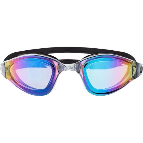 NQG180MAF CZARNE/TĘCZOWE OKULARY PŁYWACKIE NILS AQUA