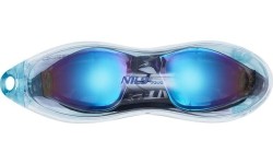 NQG180MAF CZARNE/TĘCZOWE OKULARY PŁYWACKIE NILS AQUA
