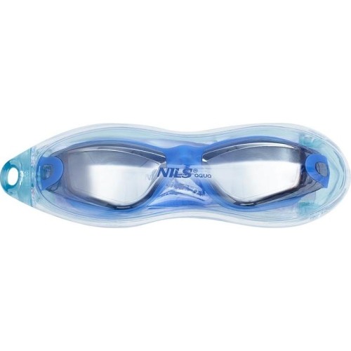 NQG160MAF NIEBIESKIE OKULARY PŁYWACKIE NILS AQUA