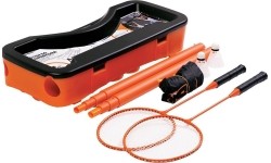 ZSB1 ZESTAW 2 RAKIETY + SIATKA DO BADMINTONA