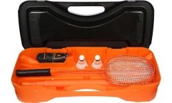 ZSB1 ZESTAW 2 RAKIETY + SIATKA DO BADMINTONA