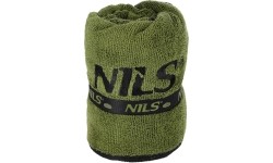 NCR15 MILITARY KHAKI MICROFIBER TOWEL 120x60 cm Nils Camp
