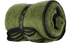 NCR15 MILITARY KHAKI MICROFIBER TOWEL 120x60 cm Nils Camp