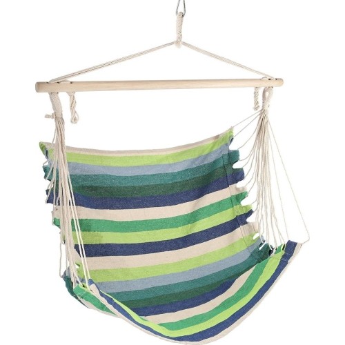 Fotel hamakowy brazylijski Hamak do siedzenia Siedzenie hamakowe Nils Camp NC3106 - Zielony