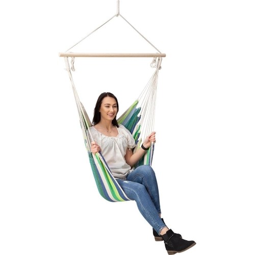 Fotel hamakowy brazylijski Hamak do siedzenia Siedzenie hamakowe Nils Camp NC3106 - Zielony