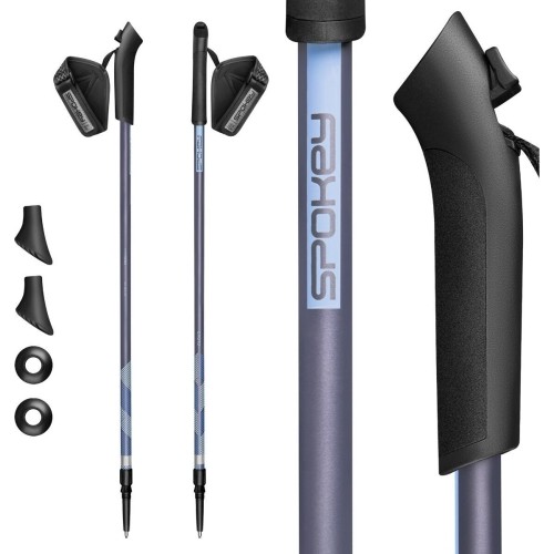 Teleskopowe kije do nordic walking Spokey CLOUD