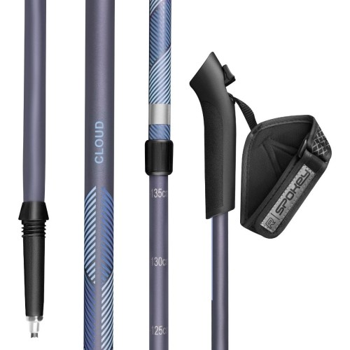 Teleskopowe kije do nordic walking Spokey CLOUD
