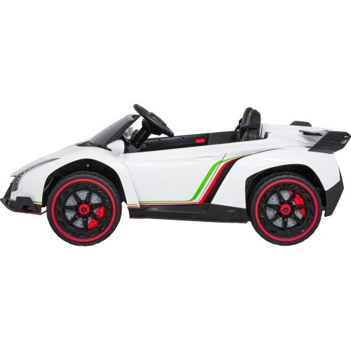 Pojazd elektryczny Lamborghini Veneno, biały