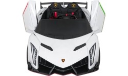 Pojazd elektryczny Lamborghini Veneno, biały