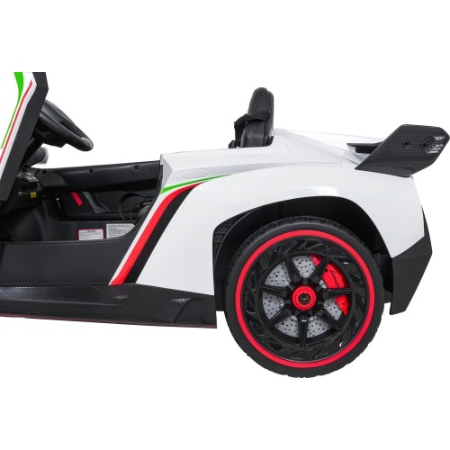 Pojazd elektryczny Lamborghini Veneno, biały