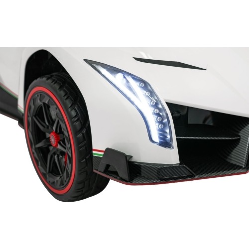 Pojazd elektryczny Lamborghini Veneno, biały