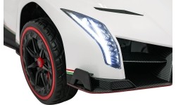 Pojazd elektryczny Lamborghini Veneno, biały