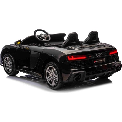 Pojazd elektryczny Audi Spyder R8 LIFT, czarny