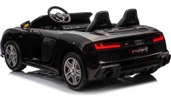 Pojazd elektryczny Audi Spyder R8 LIFT, czarny