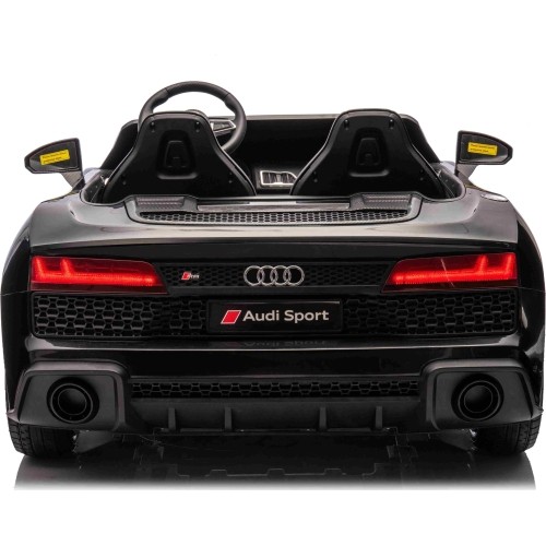 Pojazd elektryczny Audi Spyder R8 LIFT, czarny