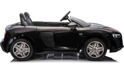 Pojazd elektryczny Audi Spyder R8 LIFT, czarny