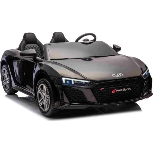 Pojazd elektryczny Audi Spyder R8 LIFT, czarny