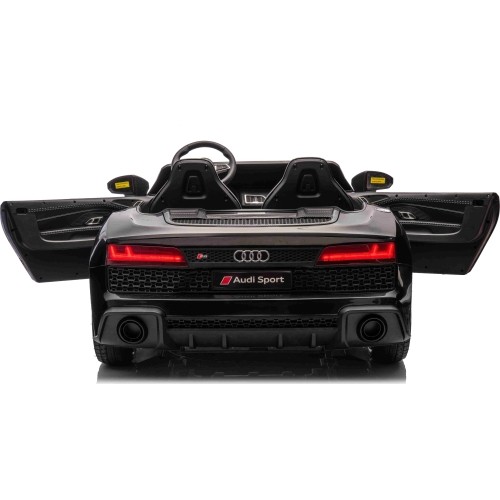Pojazd elektryczny Audi Spyder R8 LIFT, czarny