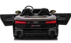 Pojazd elektryczny Audi Spyder R8 LIFT, czarny