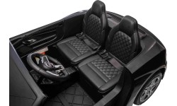 Pojazd elektryczny Audi Spyder R8 LIFT, czarny