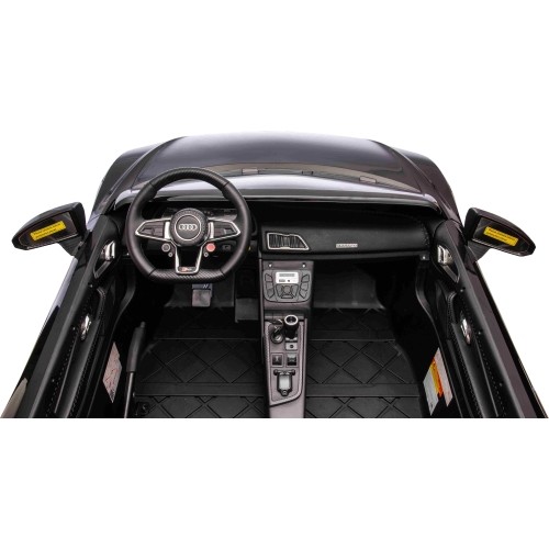 Pojazd elektryczny Audi Spyder R8 LIFT, czarny