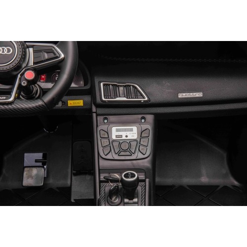 Pojazd elektryczny Audi Spyder R8 LIFT, czarny
