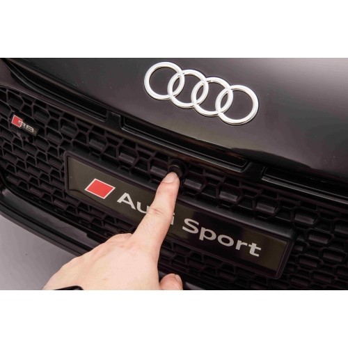 Pojazd elektryczny Audi Spyder R8 LIFT, czarny