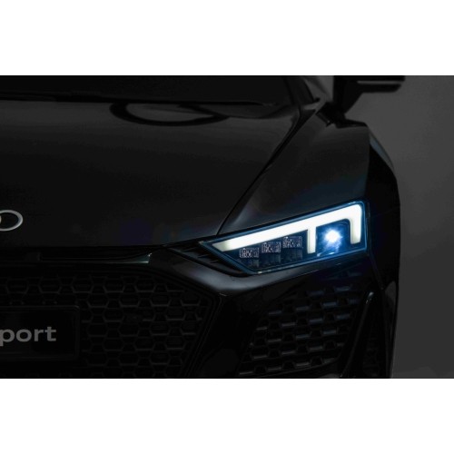 Pojazd elektryczny Audi Spyder R8 LIFT, czarny