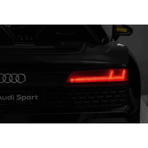 Pojazd elektryczny Audi Spyder R8 LIFT, czarny