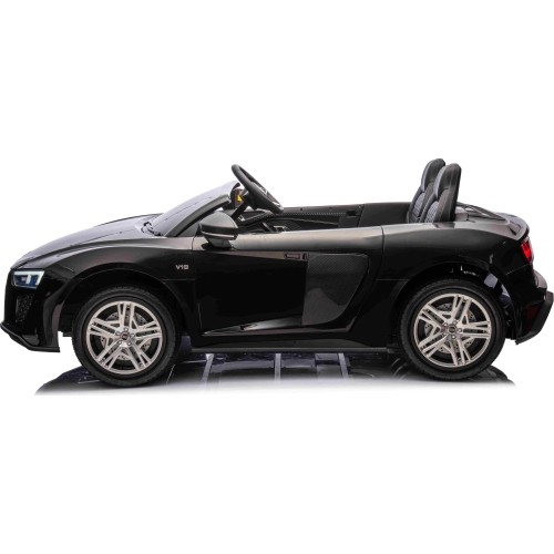 Pojazd elektryczny Audi Spyder R8 LIFT, czarny