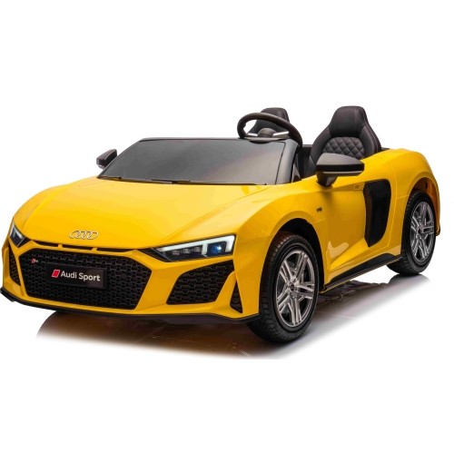 Pojazd elektryczny Audi Spyder R8 LIFT, żółty