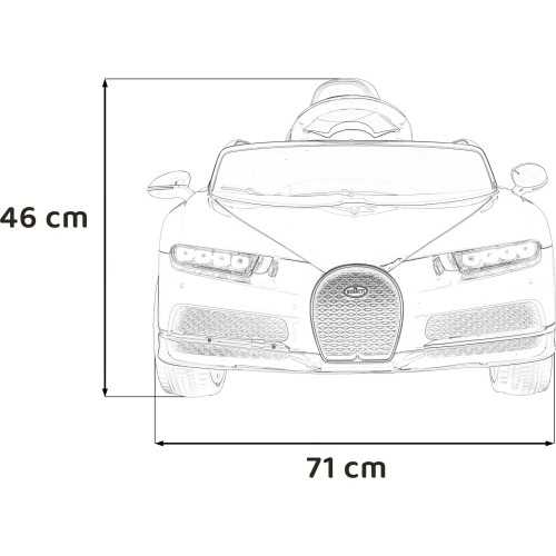Pojazd elektryczny Bugatti Chiron Blue