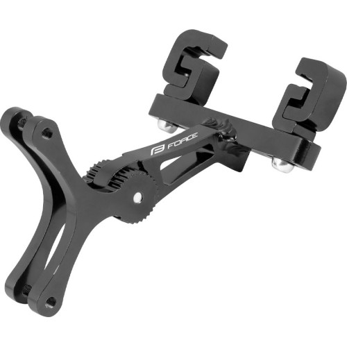 Regulowany uchwyt na bidon pod siodełko (aluminium, czarny)
