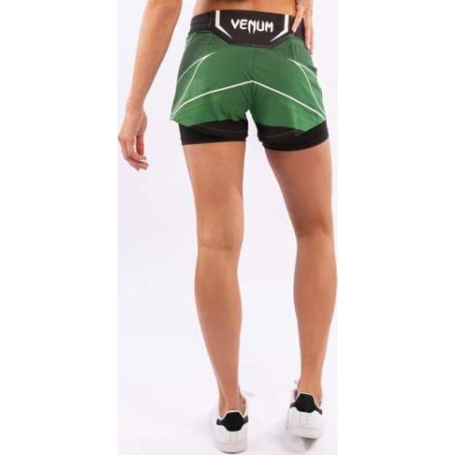 Damskie spodenki UFC Venum Authentic Fight Night - Short Fit - Green