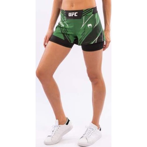 Damskie spodenki UFC Venum Authentic Fight Night - Short Fit - Green