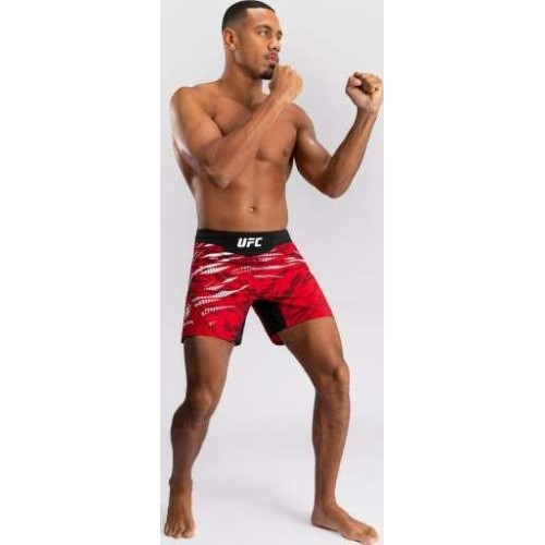 Męskie spodenki do walki UFC Fusion by Venum Authentic Fight Night - krótki krój - czerwone