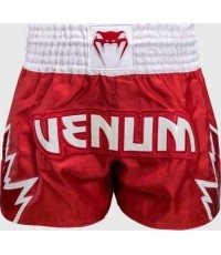 Spodenki Venum Inferno Muay Thai - czerwono-białe