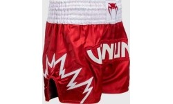 Spodenki Venum Inferno Muay Thai - czerwono-białe