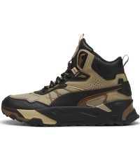 Buty męskie Puma Trinity Mid Hybrid, czarno-brązowe 393985 09