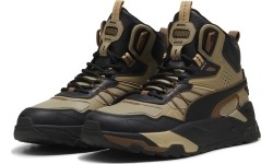 Buty męskie Puma Trinity Mid Hybrid, czarno-brązowe 393985 09