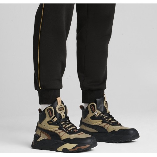 Buty męskie Puma Trinity Mid Hybrid, czarno-brązowe 393985 09